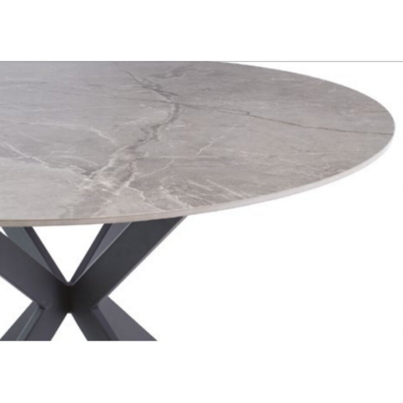 WOF Talia grey 1.2M Round Dining table